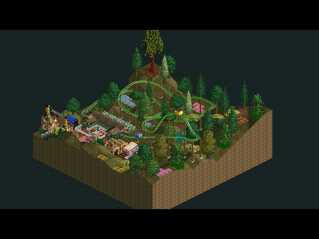 Micro Forest Park timelapse OPENRCT2