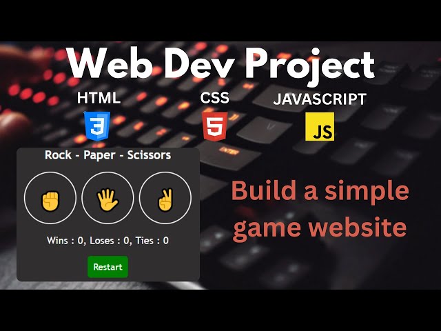 Mini Projet Web : Code un jeu Pierre-Papier-Ciseaux interactif (HTML/CSS/JS)