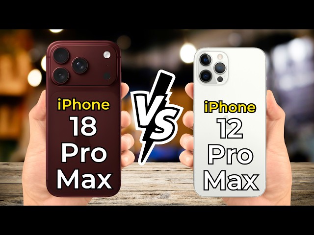 Apple iPhone 18 Pro Max vs iPhone 12 Pro Max 🔥 Full Leaks Comparison