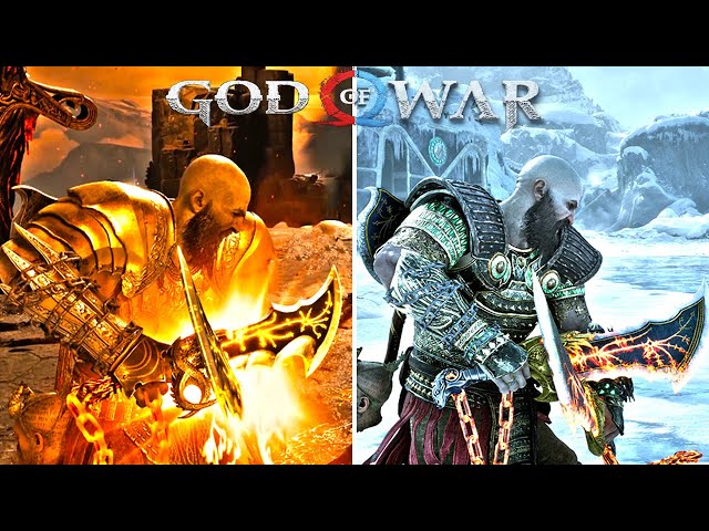 God of War Vs God of War Ragnarok - Runic Attacks Then and Now