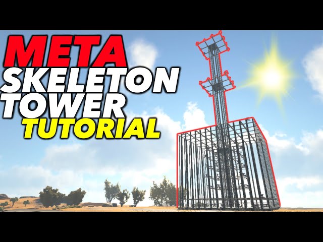 How To Build THE Strongest TURRET Tower In Ark! | Skeleton Tower Design | Tutorial