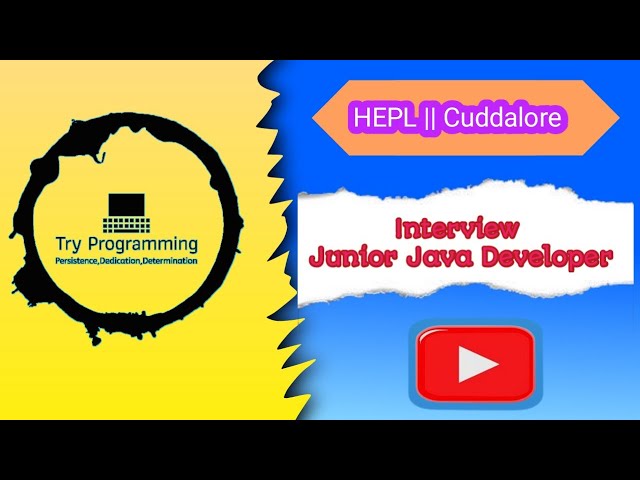 HEPL Interview Experience || Cuddalore ||Jr Java Developer