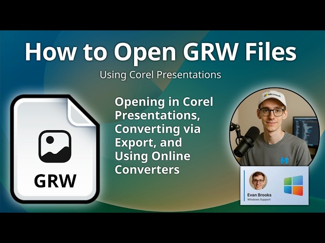 How to Open GRW Files (Corel Presentations Graphic)