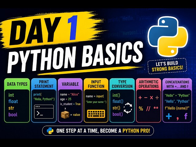 "Day1" of Python Basics