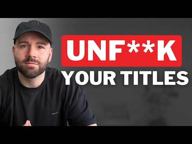 STOP Writing Your Titles Like This, It's Killing Your Views