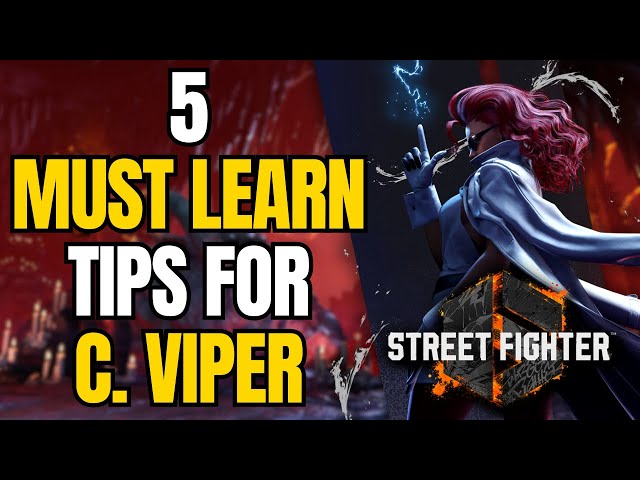 5 Things You MUST KNOW About C. VIPER In Street Fighter 6 (C. Viper Beginners Guide)