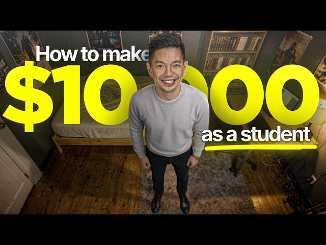 How I'd make $10,000 a month as a STUDENT Using AI