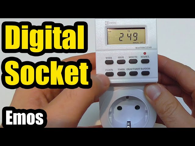 Emos TS-ED1 (Digital Switching Socket, ON/OFF timer, 3680W, 230V)