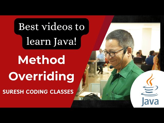 #22 Method Overriding in Java | Java series 2025