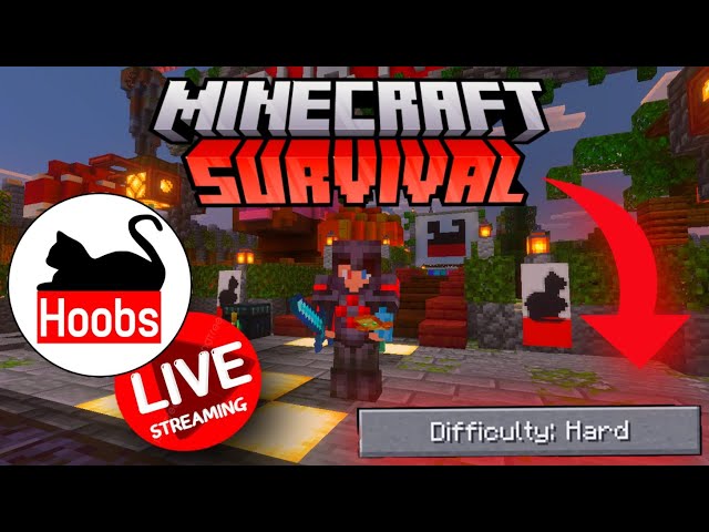 "Random" FRIDAY LIVESTREAM on Hoobs Live Minecraft SMP (Check Description)