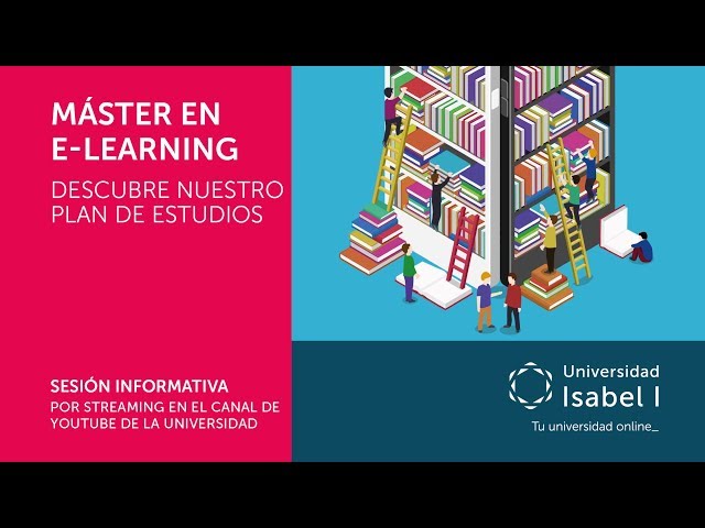 Sesión informativa del Máster en Diseño Tecnopedagógico (eLearning)