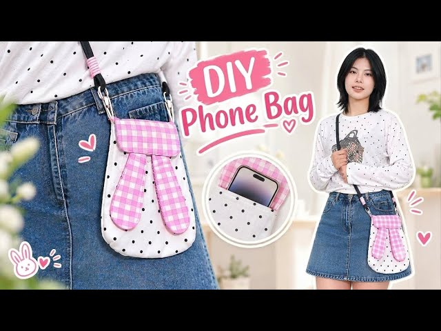 Make This Bunny Phone Bag in Under an Hour! 🐰