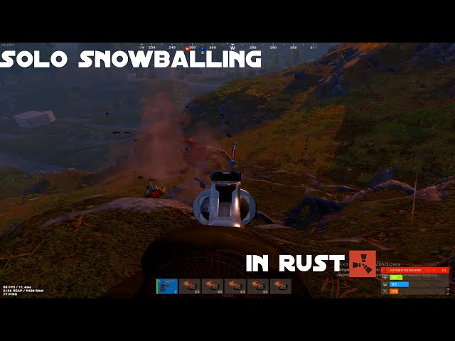 solo snowball rust on vanilla x2