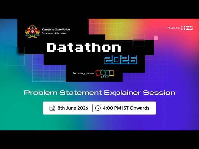 Datathon 2026: Introduction & Problem Statements Explainer Session.
