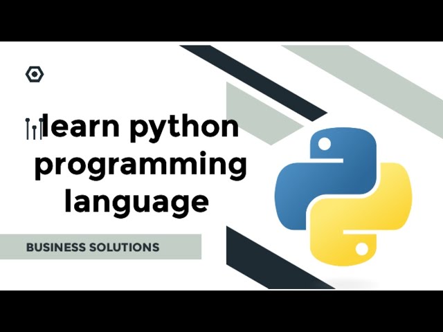 Learn python programming language in 3 minutes