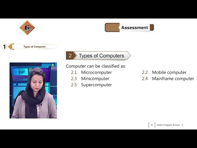 Gohar Computer 2|Unit 1|Lec 2|Assessment