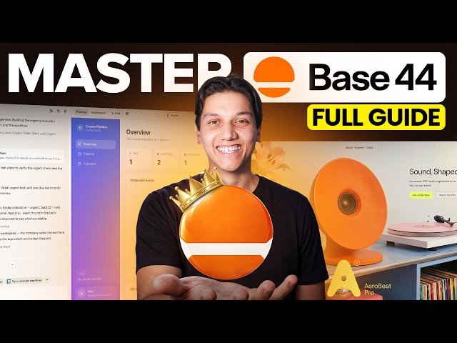 The ONLY Base44 Tutorial You'll Ever Need (Vibe Coding Guide)