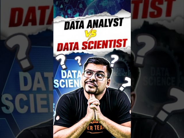 Data Analyst vs Data Scientist #skills #upskill #datascience #dataanalytics #datascientist #data