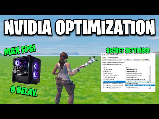 The *BEST* Nvidia Settings For MAX FPS & 0 Delay! (2026)