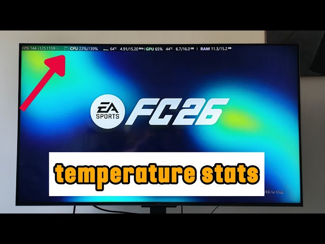 How to get cpu temperature to show in fc 26