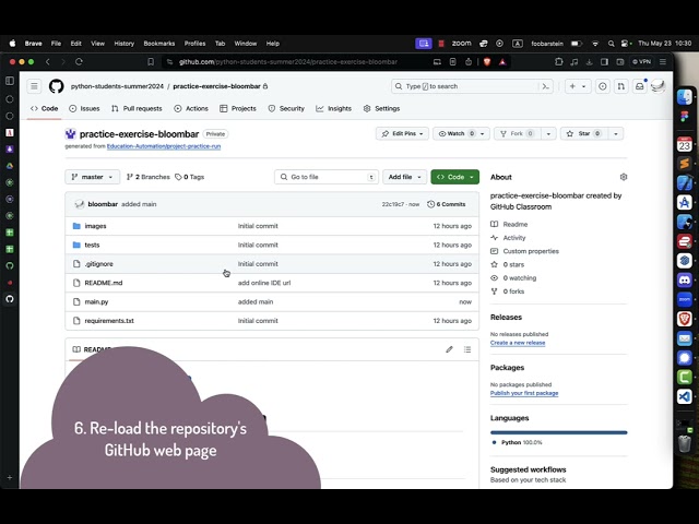 How to submit code to GitHub from Visual Studio Code
