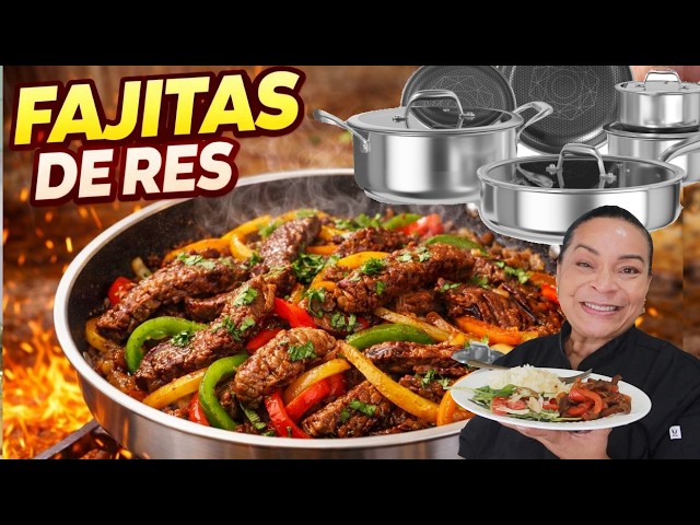 FAJITAS DE RES / Fajitas en las ollas Cuker King | ¿Realmente funcionan?