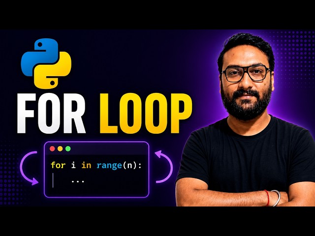 Python For Loop Explained in 5 Minutes 🔥 | Python Tutorial for Beginners