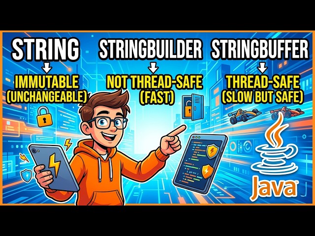 Java Interview Pro: String vs StringBuilder vs StringBuffer (With Internal Mechanics) | 2026