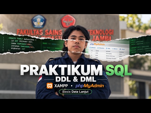 Praktikum SQL: Implementasi DDL dan DML Menggunakan XAMPP & phpMyAdmin