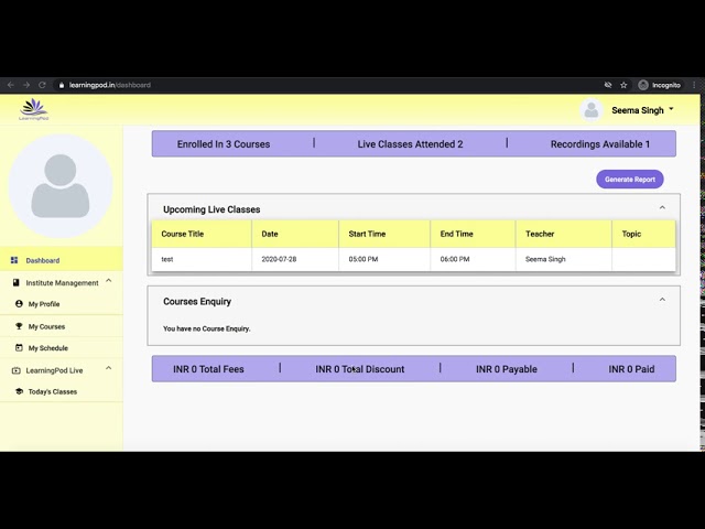 LearningPod New UI Tutorial for Teachers