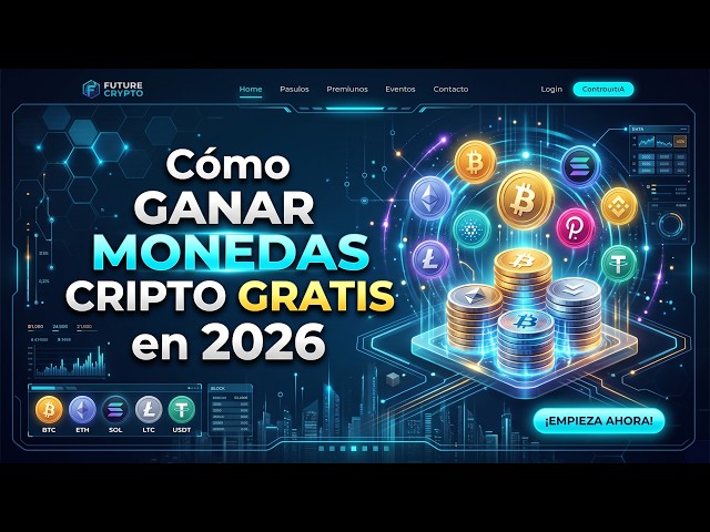 Cómo GANAR MONEDAS CRIPTO GRATIS en 2026 (EL MEJOR JUEGO DE CRIPTOMONEDAS)