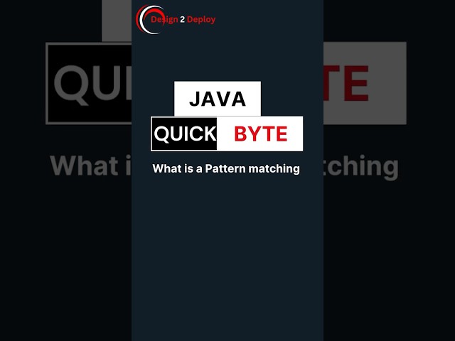 Pattern Matching in Java – A Must-Know for Interviews!   #javaforbeginners #javainterviewquestions