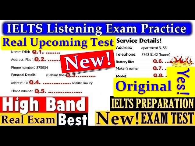 IELTS LISTENING PRACTICE TEST 2026 WITH ANSWERS | 16.07.2026