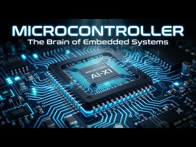 Microcontroller Explained | The Brain of Embedded Systems | Complete Beginner Tutorial