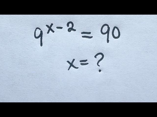 Solve for x in this nice exponential equation | Math Olympiad Mathematics