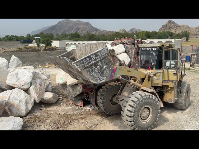 Massive Marble Stone Loading 😱 | Heavy Loader at Work | Satisfying Factory Process