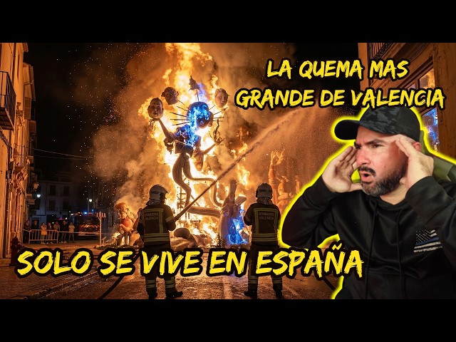 😱 This is how SPAIN celebrates 😱 The Fallas of Valencia