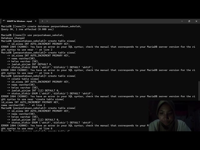 Tugas SQL TRANSACTION, SAVEPOINT, dan TRIGGER | Sistem Perpustakaan