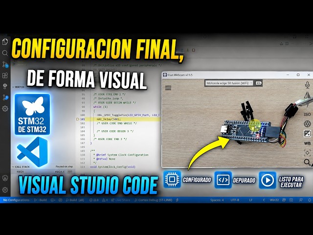 STM32 COMO CONFIGURAR STM32 EN VISUAL STUDIO CODE DE FORMA VISUAL , PARA USO LIBRERIAS Y MAS