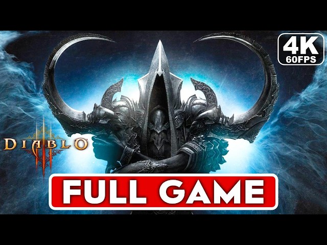 DIABLO 3 Gameplay Walkthrough FULL GAME [4K 60FPS PS5] - No Commentary