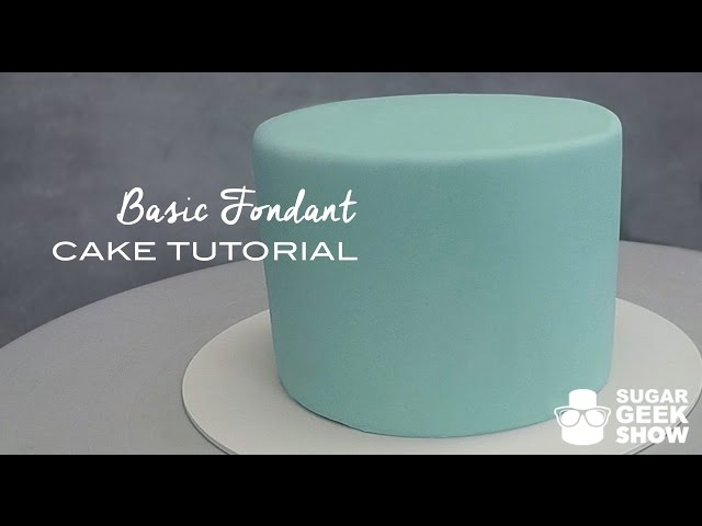 How to apply Fondant to Cake Tutorial