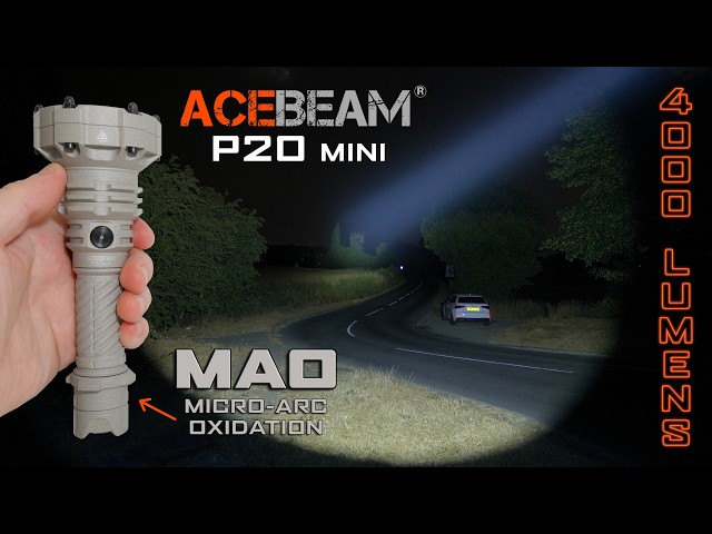 ACEBEAM P20 MINI - Powered by a 4000lm LUMINUS SFT-60-W LED
