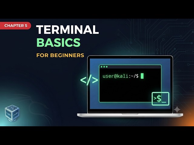 Linux Terminal Basics for Beginners | Kali Linux Full Course Chapter 5 | 2026 #kali #linux #basics