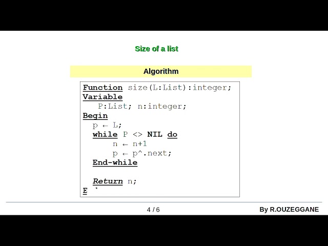 Linking Technique  - part 03 - Size & isEmpty