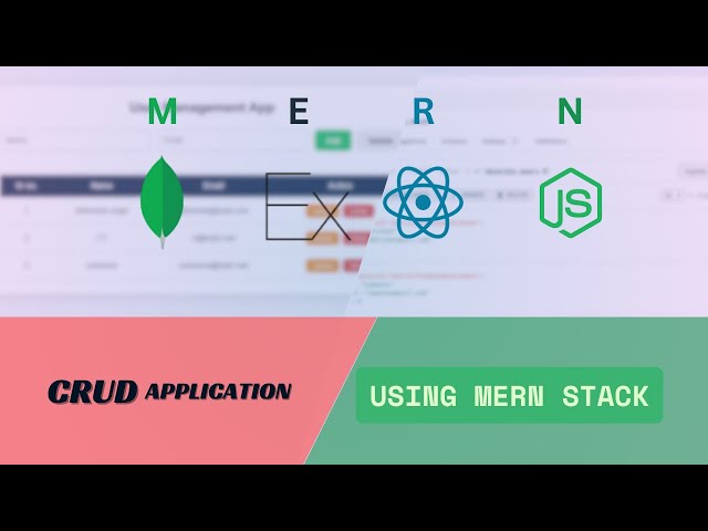 CRUD Application using MERN stack | Store React Form data to MongoDB | #mernstack #reactjs