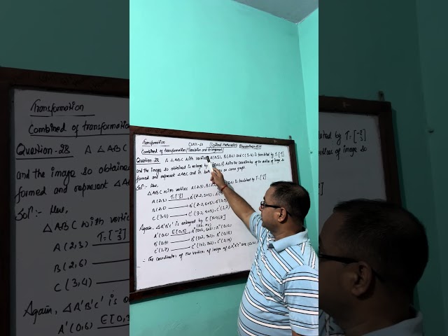 Transformation (Translation and Enlargement)#optionalmaths #education #shortvideo