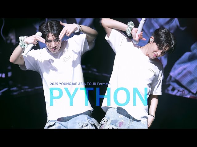 [4K] 250921 PYTHON (앵콜) - 영재 (YOUNGJAE) 직캠 ｜2025 ASIA TOUR Fermata In Seoul day 2 Fancam