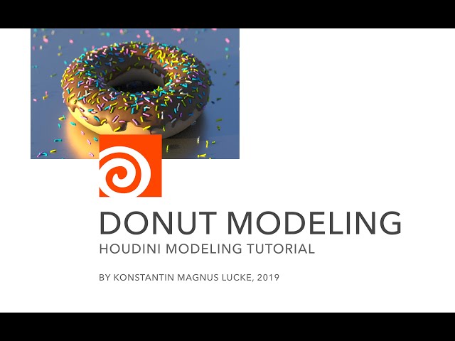 Procedural Donut Modeling – Houdini Tutorial