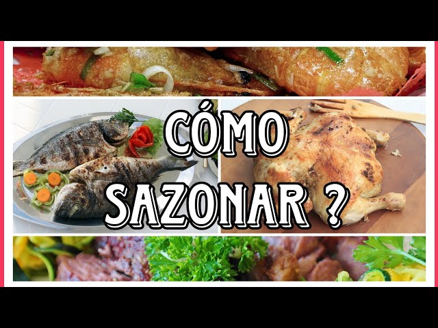 Con qué Sazonar ?