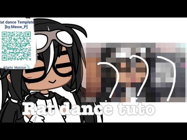 Rat dance tuto [tutorial]Bad example/mal expliqué ]Gacha life]I'm tired 🥱